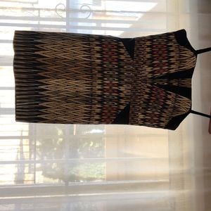 BEBE Strappy Multicolored Dress